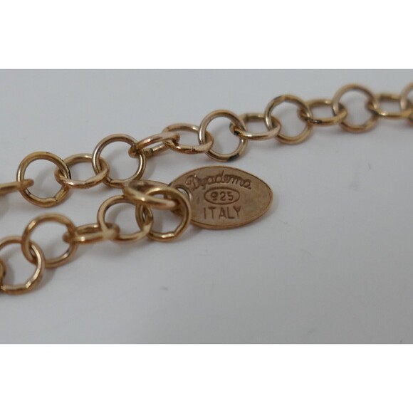 Dyadema Italy 925 Sterling Silver Bead Accent Necklace - Picture 6 of 6